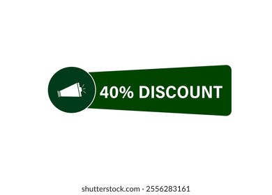 40 percent Off (10% Off), template, badges.  40 , 10, 30, special, price, offer 90, 60, 80, with percent, promotion, illustration, shop now, 
