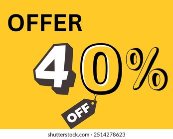 40 percent off offer 2025