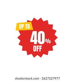 Até 40% de desconto na venda