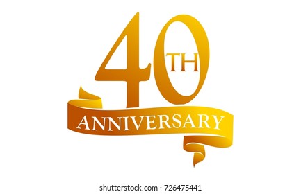 40 Ribbon Anniversary 