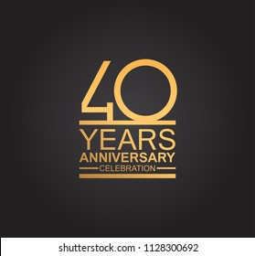 40 years svg