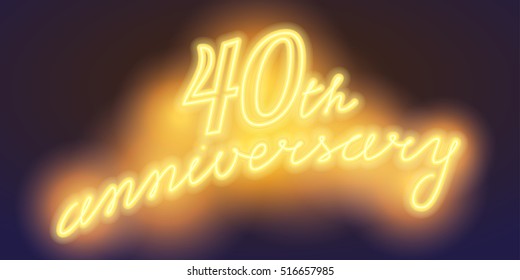 40th Anniversary Flyer Images Stock Photos Vectors Shutterstock