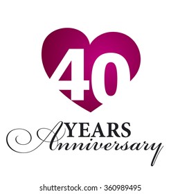 Free Free 67 40Th Wedding Anniversary Svg SVG PNG EPS DXF File