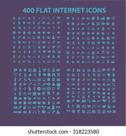 400 ícones simples da web