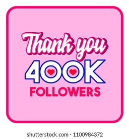 400k Thank you followers template