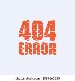 404 error. Abstract vector illustration