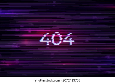 404 error background with glitch effect