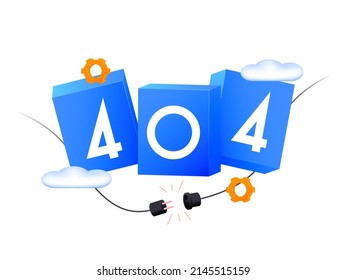 404 Error Concept. Page Or File Not Found.