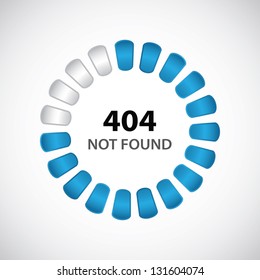 404 error concept with special design