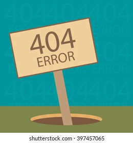 404 error connection over color background