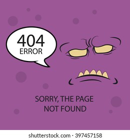 404 error connection over color background