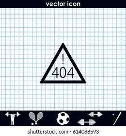 404 error icon.