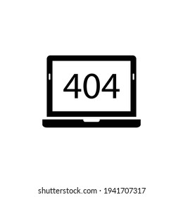 404 error icon. page not found