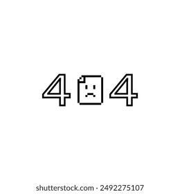 404 error icon. page not found