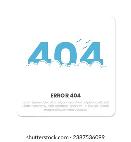 404 error internet notification user interface template