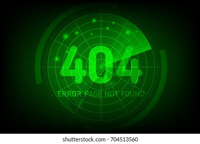 404  error not found page in style scan radar