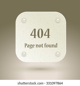 404 Error Page Concept