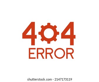 404 error page concept design vector illustration on white background