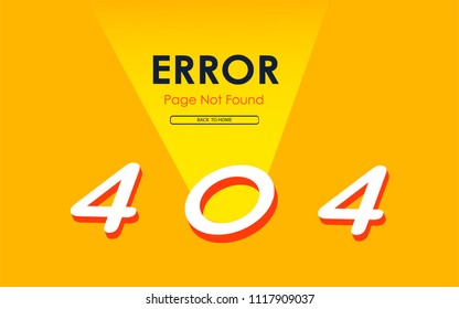 404  error page not found vector zero light graphic background