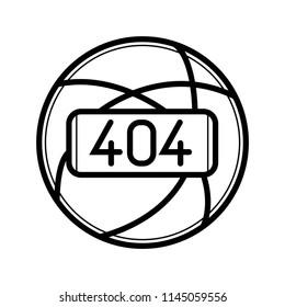 404 error, page not found