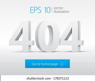 404 error. Page not found. Vector illustration.