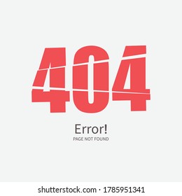404 error page not found, lost, sorry, network, erro concept, vector illustration design
