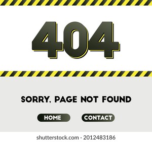 404 error. Page not found. Vector illustration. eps 10