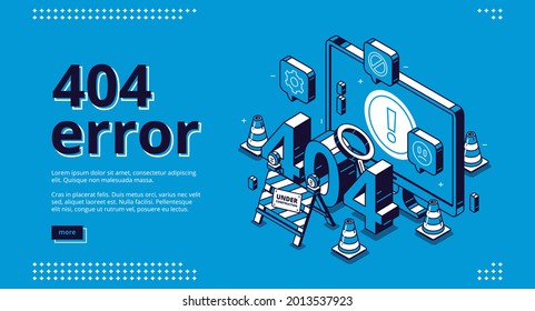 404 error page not found System updates, uploading, operation, computing, installation programs. system maintenance. For landing page, web page. Website maintenance error, Webpage under construction.