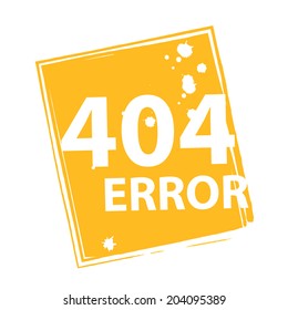 404 error. Page not found.