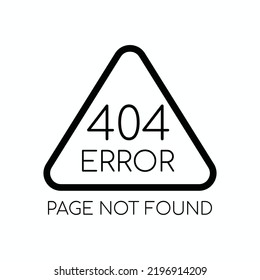 404 error page not found design template vector image
