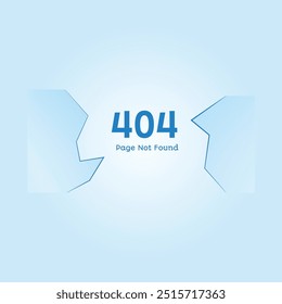 404 error, page not found. vector illustration