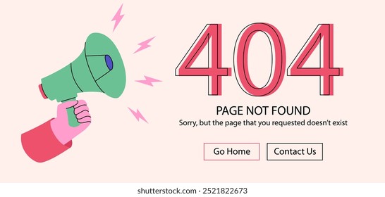 404 error page not found banner template