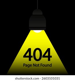 404 error page not found webmaster, vector art illustration.