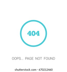 404 error page. Page not found.