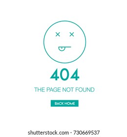 404 error page not found, vector illustration.