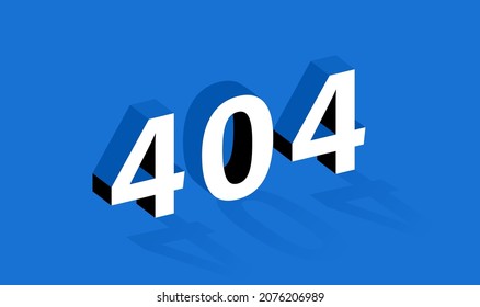 404 error page template for website. Oops page not found. Banner design with different geometric element. Modern vector illustration.