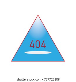 404 error page template for website.