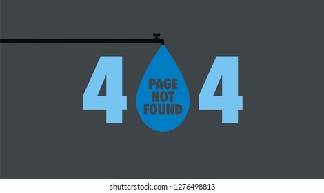 404 error page, vector