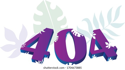 404 error page vector illustration - 404 error landing page concept design