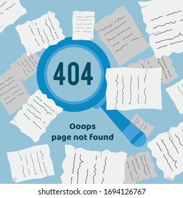 404 error paper page not found
