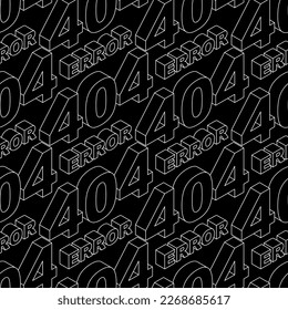 404 error pattern seamless. there is no such page on internet background. Stub for the site. 404 Not Found texture