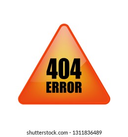 404 error road sign