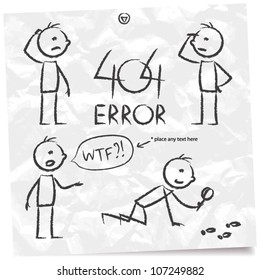 404 Error, Searching Man Set