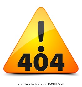 404 error sign
