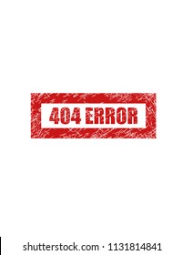 404 error stamp