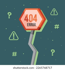 404 error in traffic signal icon