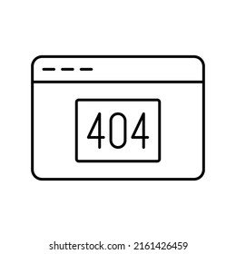 404 error Vector icon which is suitable for commercial work and easily modify or edit it

