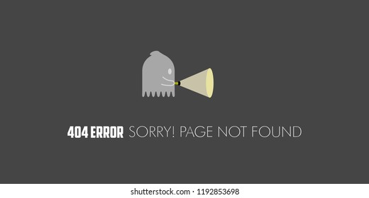 404 error website not found graphic design. Vector illustration