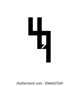 404 Letter Logo Design Template Vector