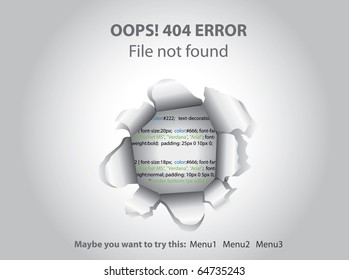 404 Page not found